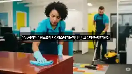 창원시 삼동동 청소 오늘의 추천 5곳