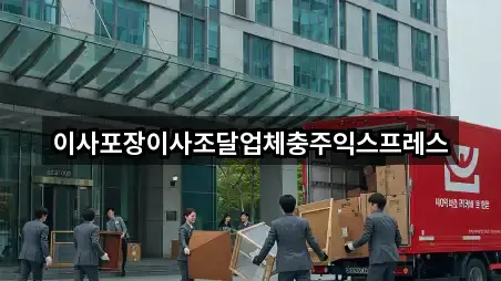 이사포장이사조달업체충주익스프레스