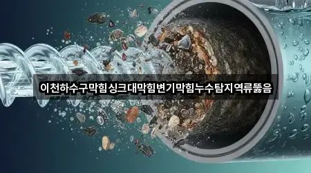 빠른정리 | 경기도 이천 대월면 변기막힘 5곳