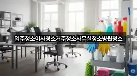 입주청소이사청소거주청소사무실청소병원청소