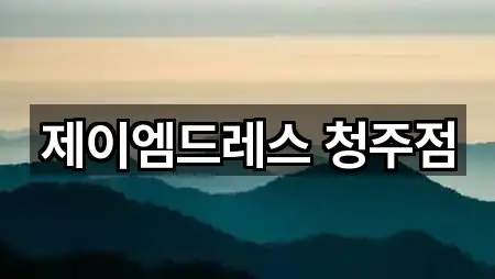 청주시 서원구 개신동 웨딩컨설팅 4곳 지도 체크