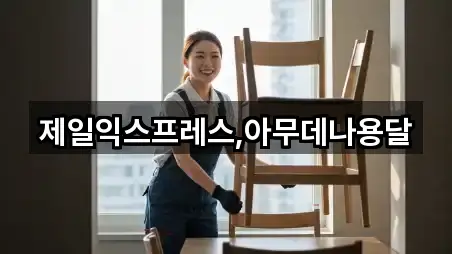 제일익스프레스,아무데나용달