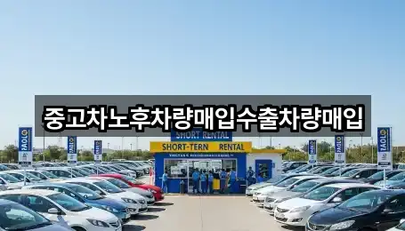 중고차노후차량매입수출차량매입