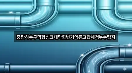 봉명동 누수탐지 빠른 예약 4곳