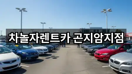 연락 한 번에: 경기 도척면 렌트카 5곳