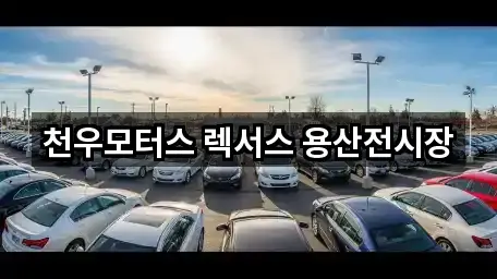 천우모터스 렉서스 용산전시장