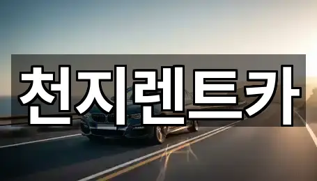 천지렌트카