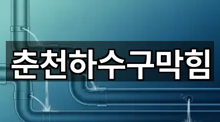 춘천하수구막힘