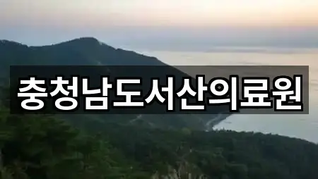 충청남도서산의료원