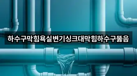 실시간 경기 대화동 싱크대 막힘 4곳