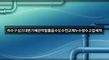 콜 한 번에: 경북 경산 유곡동 하수구 뚫음 2곳