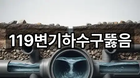 119변기하수구뚫음