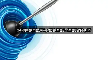 24시제주전지역출장하수구막힘변기막힘싱크대막힘청년하수구나라