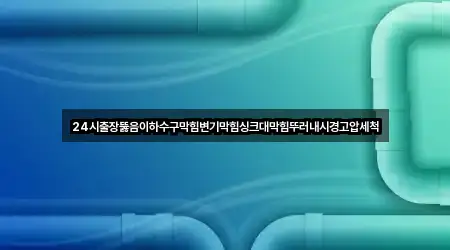 24시출장뚫음이하수구막힘변기막힘싱크대막힘뚜러내시경고압세척