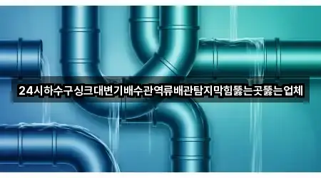 토평동 배수관 막힘 검증된 5곳
