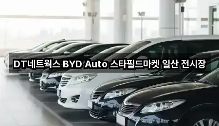 DT네트웍스 BYD Auto 스타필드마켓 일산 전시장